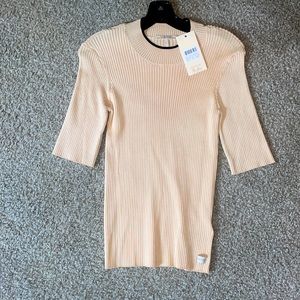 Scotch & Soda.  Maison Scotch. Cream color. Women’s top and blouse. Medium.